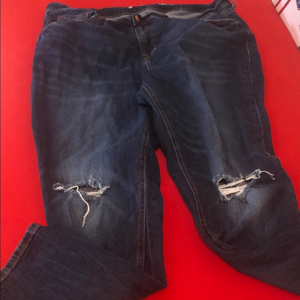 🟡 OLD NAVY BOYFRIEND JEANS sz 16